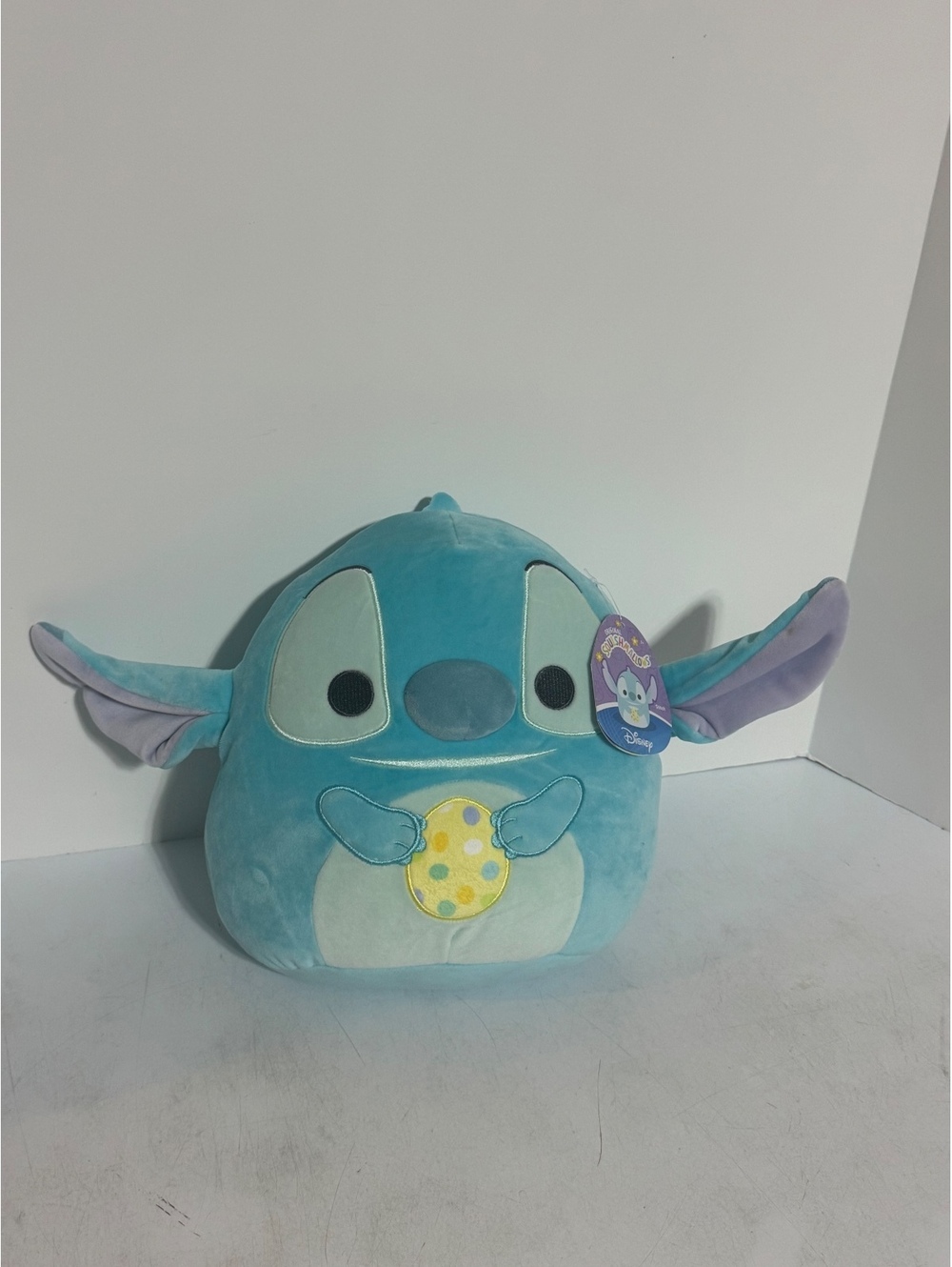Disney 2023 Stitch Squishmallow Easter w/Easter Egg NWT 10"